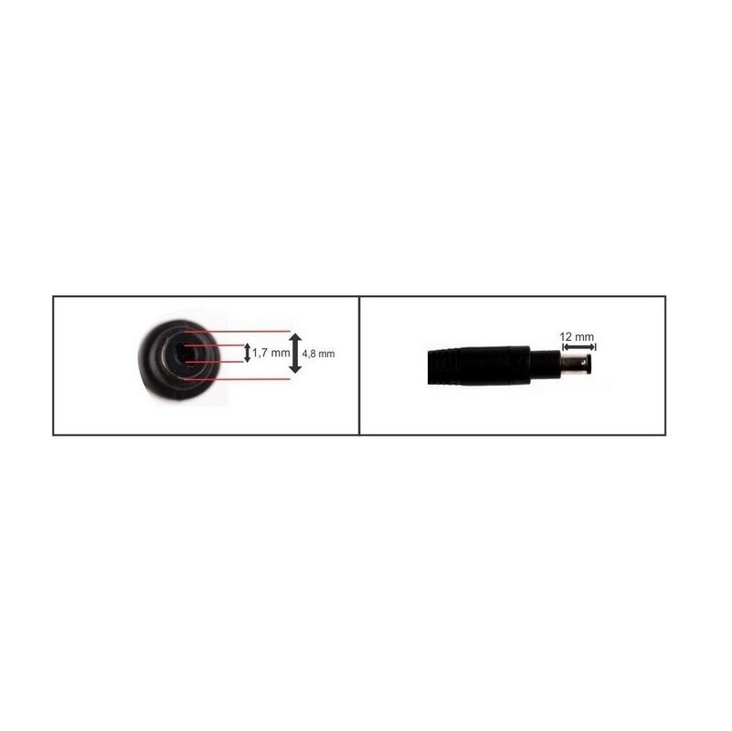 Original adapter for HP 19.5V 3.33A 65W 4.8x1.7mm